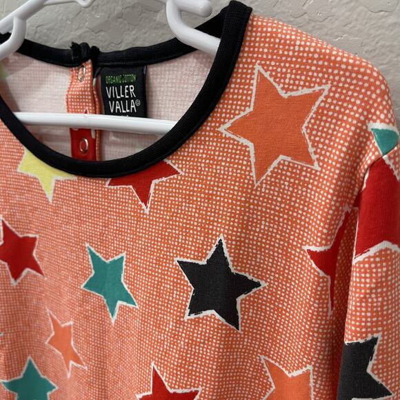 Villervalla Orange Star Long Sleeve Dress - Picture 3 of 9